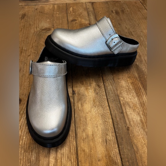 DR. MARTEN’S LAKETEN SLINGBACK MULE $150 New Metallic Tumble Women’s 9 Men’s 8 - Picture 7 of 11